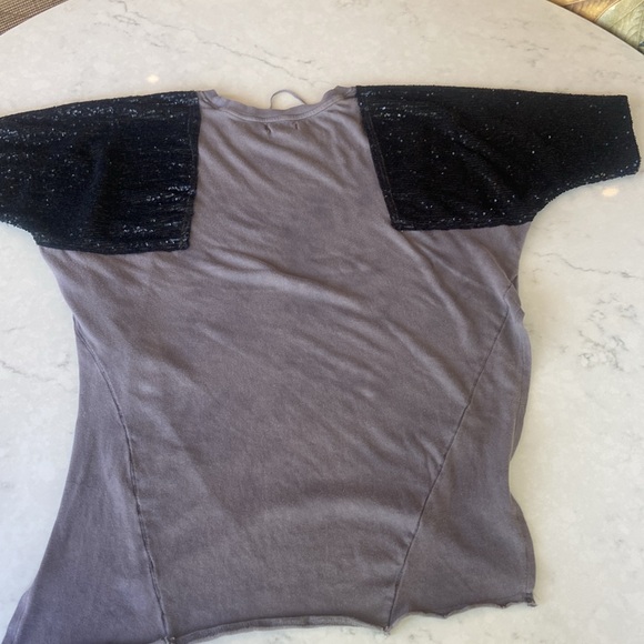 Free People T-shirt with sequin sleeves - Picture 4 of 5